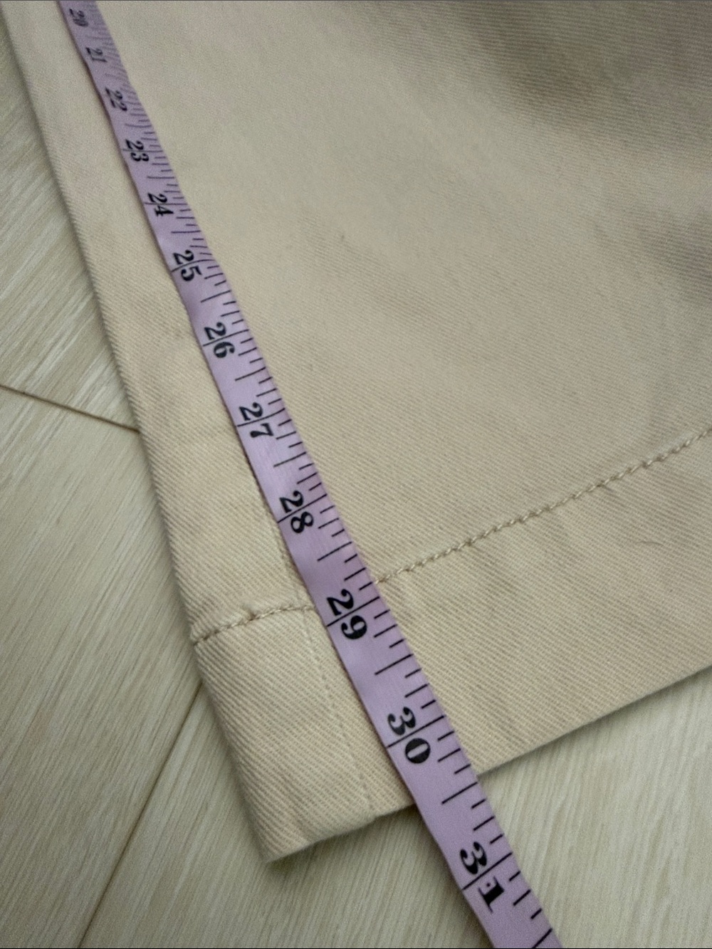 LOFT Beige Wide-Leg Trousers - Picture 6 of 8